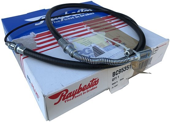 Prawa końcowa linka hamulca postojowego ręcznego - do tarcz Chrysler Town&amp;Country / Grand Voyager 1996-2000