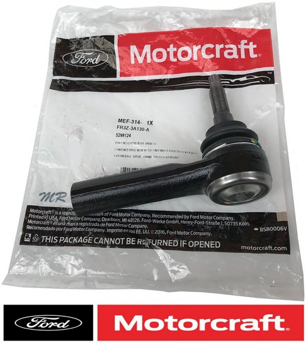 Końcówka drążka kierowniczego MOTORCRAFT MEF314 Ford Mustang 2015- 