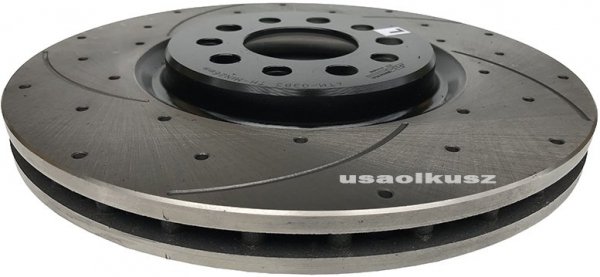 Przednia WIERCONA nacinana tarcza hamulcowa 330mm Jeep Cherokee KL 2014-