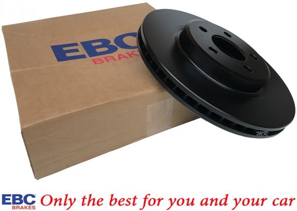 Przednie CERAMICZNE klocki RedStuff + tarcze hamulcowe 320mm EBC seria PREMIUM Dodge Magnum RWD V6