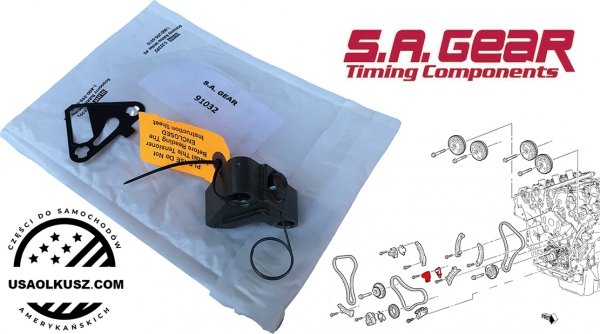 Napinacz lewego łańcucha rozrządu Pontiac G6 3,6 V6 2007-2009