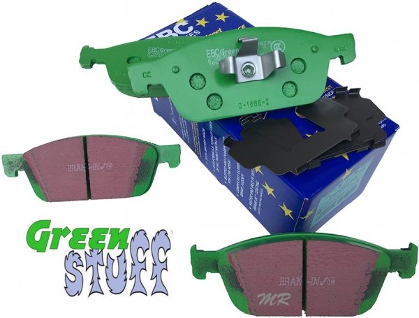 Przednie klocki GreenStuff + tarcze hamulcowe 320mm EBC seria Premium Ford Escape AWD 2013-