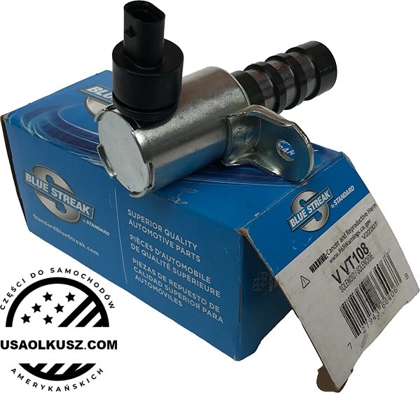 Elektrozawór zmiennych faz rozrządu VVT czarne złącze Ford Mustang 3,7 V6