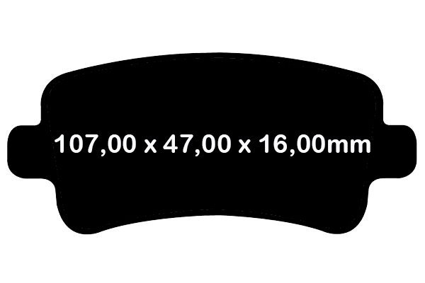 Tylne klocki GreenStuff + tarcze hamulcowe 315mm EBC seria Premium Buick LaCrosse 2010-2016