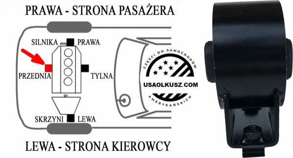 Poduszka silnika przednia Volkswagen Routan 3,6 V6