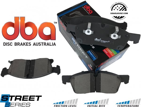 Przednie klocki STREET SERIES + tarcze hamulcowe 350mm DBA seria 4000 T3 Dodge Durango 2011-