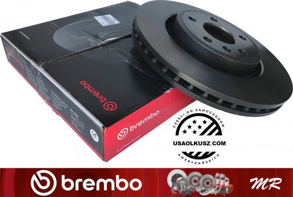 Przednie klocki tarcze BREMBO + jarzma hamulcowe 350mm Jeep Grand Cherokee 3,6 V6 2011-
