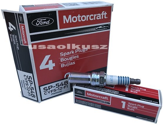 Świeca zapłonowa platynowa MOTORCRAFT SP548 Ford F-150 5,0 V8 2011-