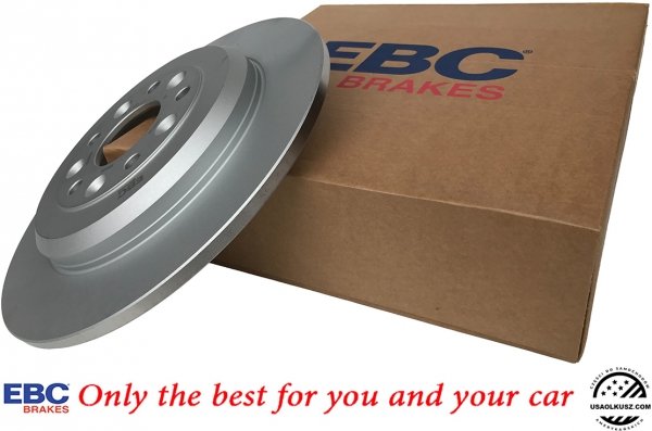 Tylne klocki GreenStuff + tarcze hamulcowe 330mm EBC seria Premium Lincoln MKT 2010-2019