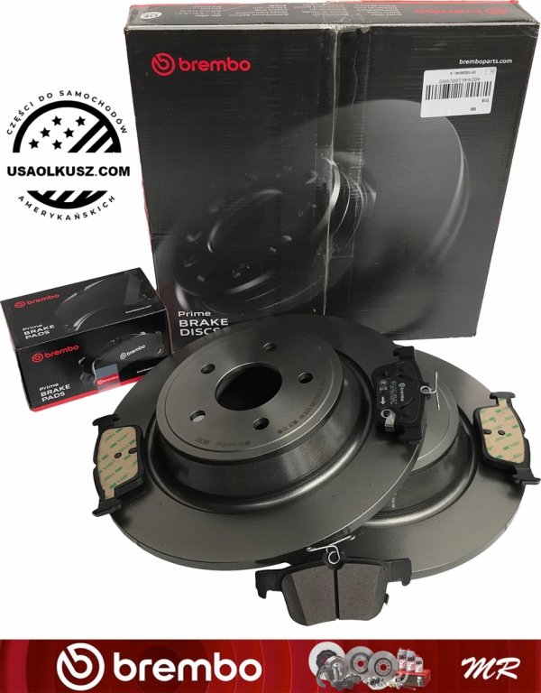 Tylne klocki + tarcze hamulcowe brembo 316mm Ford Escape 2017-2019