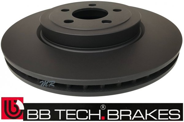 Przednie klocki oraz tarcze hamulcowe 345mm BB-TECH Dodge Charger