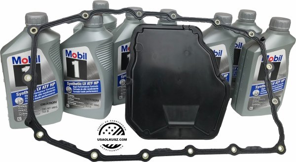 Filtr uszczelka olej Mobil1 Synthetic LV ATF HP DEXTRON skrzyni biegów 8L45 / 8L90 Chevrolet Camaro 2016-