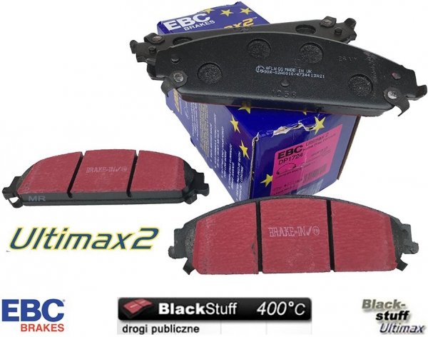 Klocki hamulcowe przednie EBC Ultimax2 Dodge Caliber SRT 2,4 Turbo