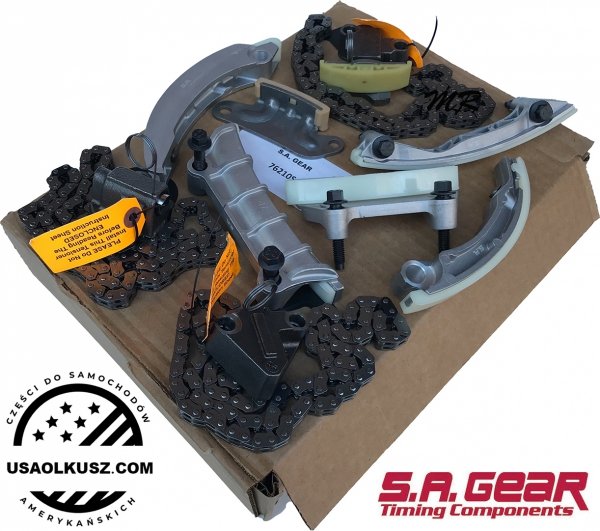 Rozrząd napinacze łańcuchy prowadnice Chevrolet Captiva Sport V6 2008-2015