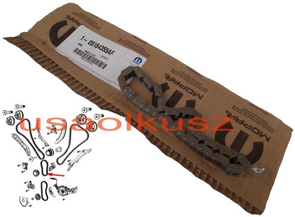 Łańcuch rozrządu silnika MOPAR Chrysler 300C 3,6 V6