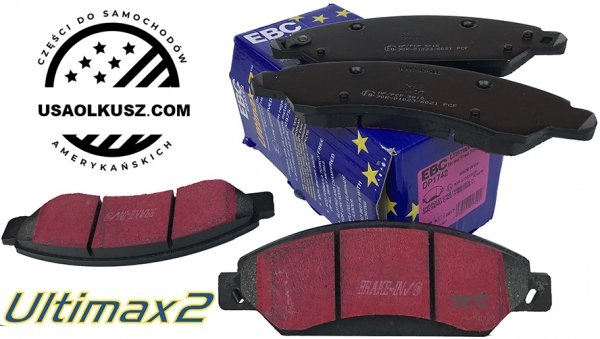 Przednie klocki Ultimax2 + tarcze hamulcowe 330mm EBC seria PREMIUM GMC Yukon 2007-2008