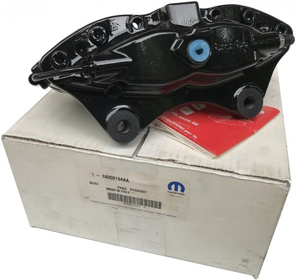 Zacisk hamulcowy prawy brembo czarny Jeep Grand Cherokee SRT 6,1 V8