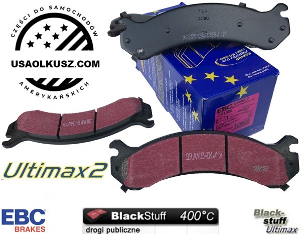 Przednie klocki hamulcowe EBC Ultimax2 Chevrolet Silverado 2001-2010