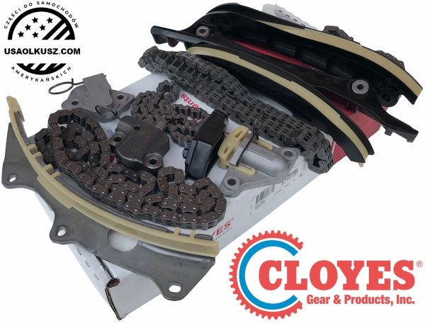 Zestaw rozrządu silnika napinacze prowadnice łańcuchy Jeep Wrangler JK 3,6 V6 -2018
