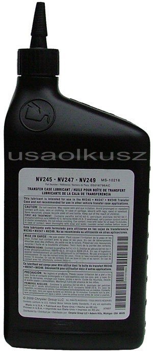 Olej reduktora NV245 MOPAR MS-10216 Jeep Grand Cherokee 2005-2010