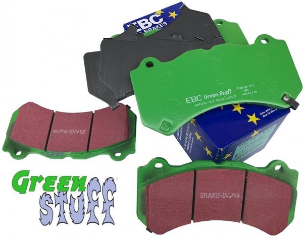Przednie klocki GreenStuff + tarcze hamulcowe Dodge Challenger SRT Hellcat Demon -2020