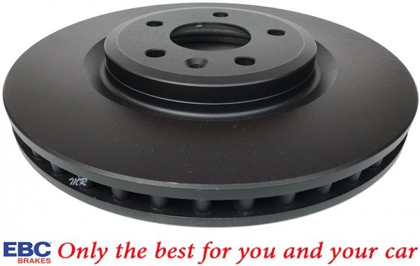 Przednia tarcza hamulcowa 325mm EBC seria Premium Lincoln MKS 2011-2012