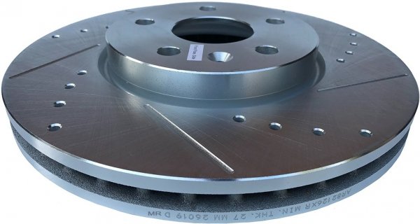 Przednia WIERCONA NACINANA tarcza hamulcowa 321mm POWERSTOP Chevrolet Impala 2014-