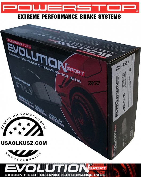 Klocki hamulcowe przednie POWERSTOP Z23 EVOLUTION SPORT Jeep Gladiator