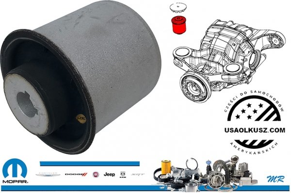 Tuleja mocowania tylnego mostu 230MM Dodge Charger 2015-