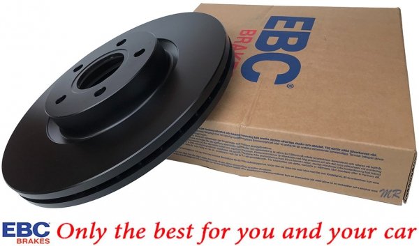 Przednie klocki Ultimax2 + tarcze hamulcowe 300mm EBC seria Premium Ford Escape FWD 2013-2019