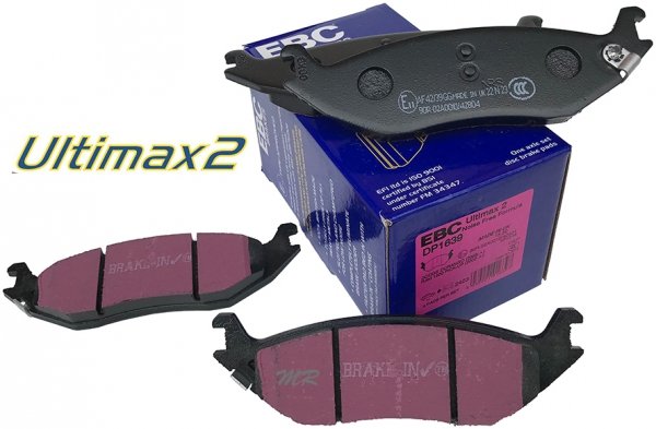 Tylne klocki Ultimax2 + tarcze hamulcowe EBC PREMIUM Chrysler Aspen