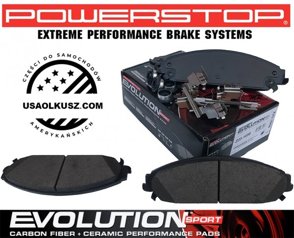 Klocki hamulcowe przednie POWERSTOP Z23 EVOLUTION SPORT Dodge Caliber SRT 2,4 Turbo 