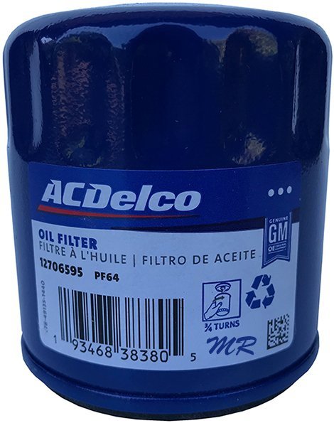 Filtr oleju silnika ACDelco PF64 Chevrolet Equinox 2018-