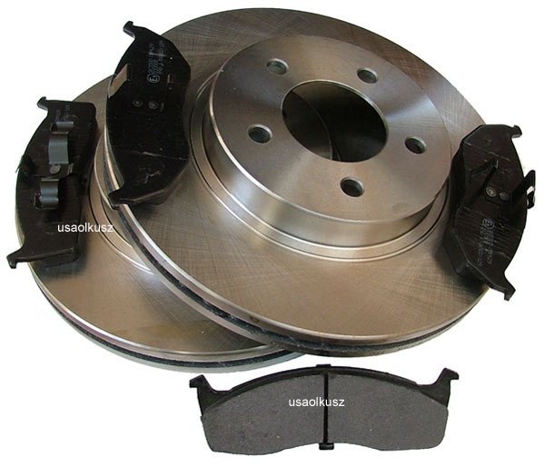 Tarcze oraz klocki hamulcowe 14&quot; Dodge Neon