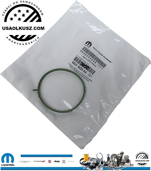 Uszczelka przepustnicy powietrza silnika Jeep Wrangler JL 2,0 Turbo