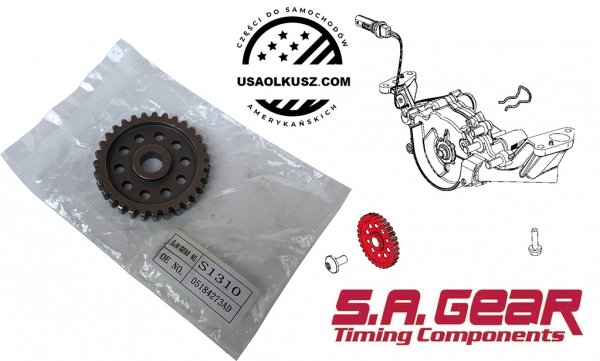 Koło zębate pompy oleju silnika Jeep Grand Cherokee 3,6 V6 -2015