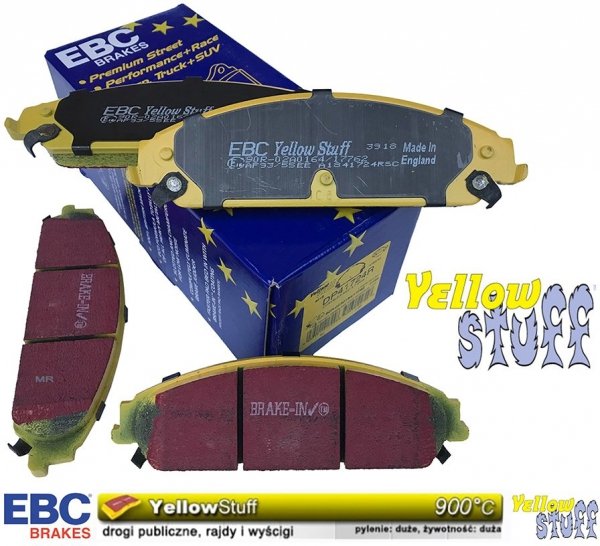 Klocki hamulcowe przednie EBC YELLOWSTUFF Dodge Magnum