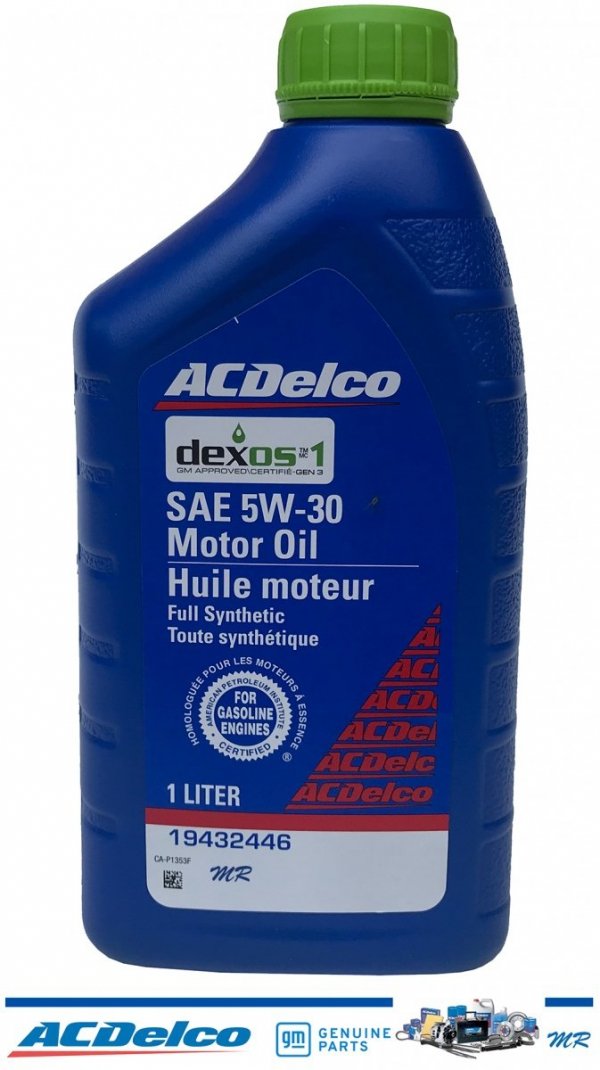 Filtr olej silnikowy 5W30 Dexos1 Gen3 Full Synthetic API SP ACDelco Pontiac Firebird