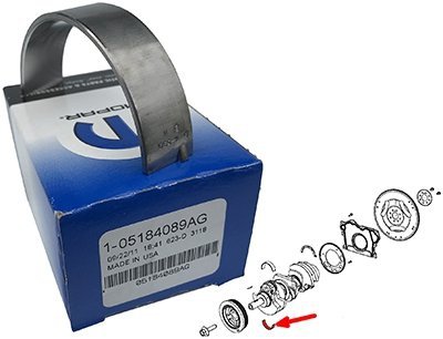 Panewka główna wału dolna -0,0036 Jeep Grand Cherokee 3,6 V6 -2015