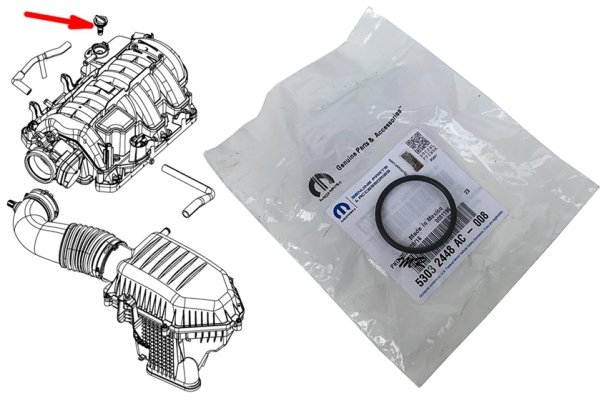 Oring uszczelniacz zaworu PCV Jeep Wagoneer Grand Wagoneer V8