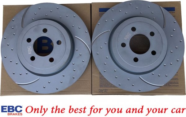 Przednie klocki GreenStuff + tarcze hamulcowe 345mm EBC seria GD Chrysler 300C