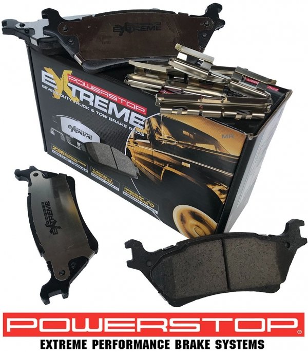 Klocki hamulcowe tylne - manualny hamulec postojowy POWERSTOP Z36 Ford F-150 2012-