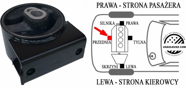Poduszka silnika przednia Volkswagen Routan 3,6 V6