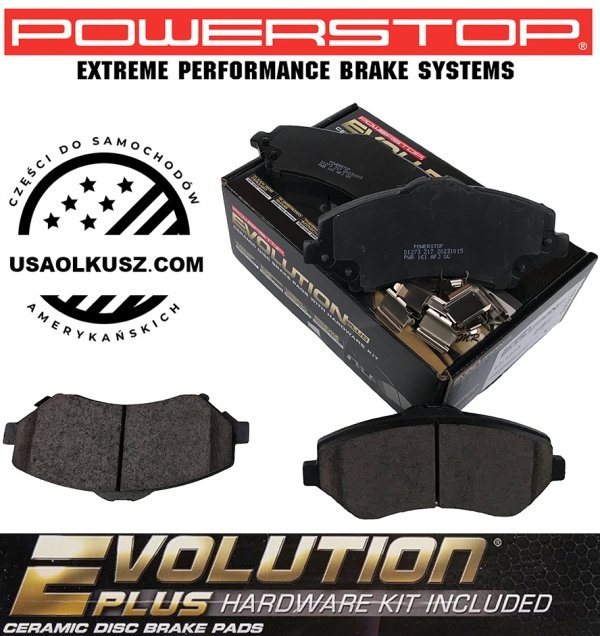 Klocki hamulcowe przednie POWERSTOP Z17 EVOLUTION PLUS Lancia Voyager do tarcz 303mm