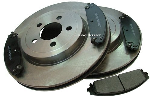 Przednie tarcze 345mm oraz klocki hamulcowe Dodge Challenger