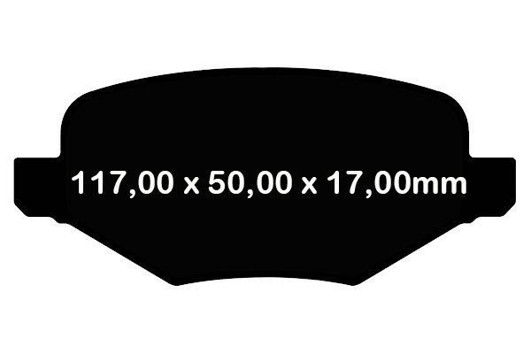 Tylne klocki GreenStuff + tarcze hamulcowe 330mm EBC seria Premium Lincoln MKT 2010-2019