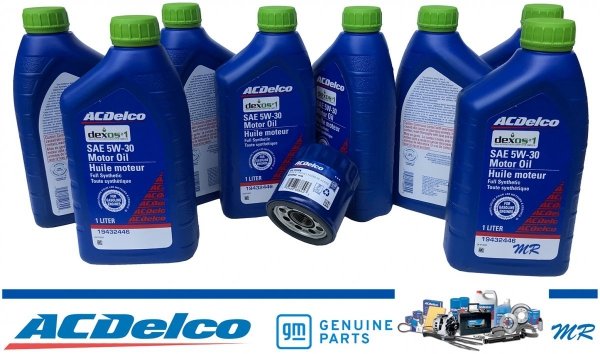 Filtr olej silnikowy 5W-30 Dexos1 Full Synthetic ACDelco Pontiac G8 6,2 V8
