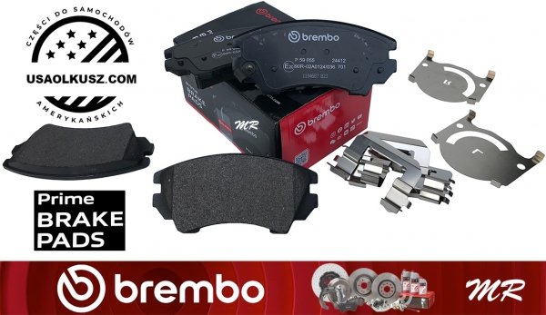 Przednie klocki Prime + tarcze hamulcowe brembo 321mm Chevrolet Camaro LS LT 3,6 V6 -2015