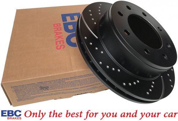 Tylna NAWIERCANA NACINANA tarcza hamulcowa 330mm EBC seria GD Chevrolet Express 2500 2003-2009