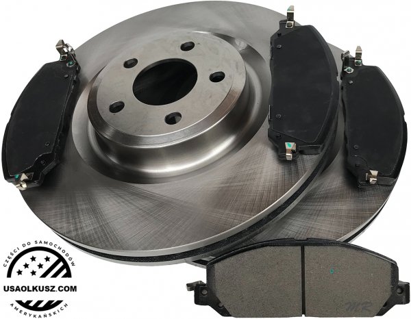 Przednie CERAMICZNE klocki + tarcze hamulcowe 363mm Ford Explorer V6 2020- CZERWONE ZACISKI